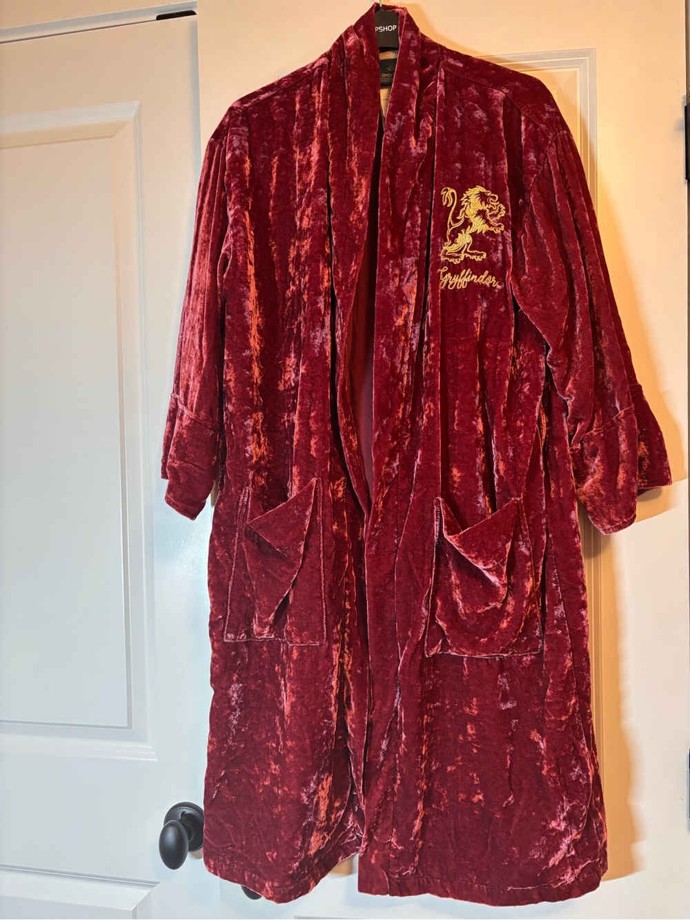 Gryffindor Crushed Velvet Kids Robe